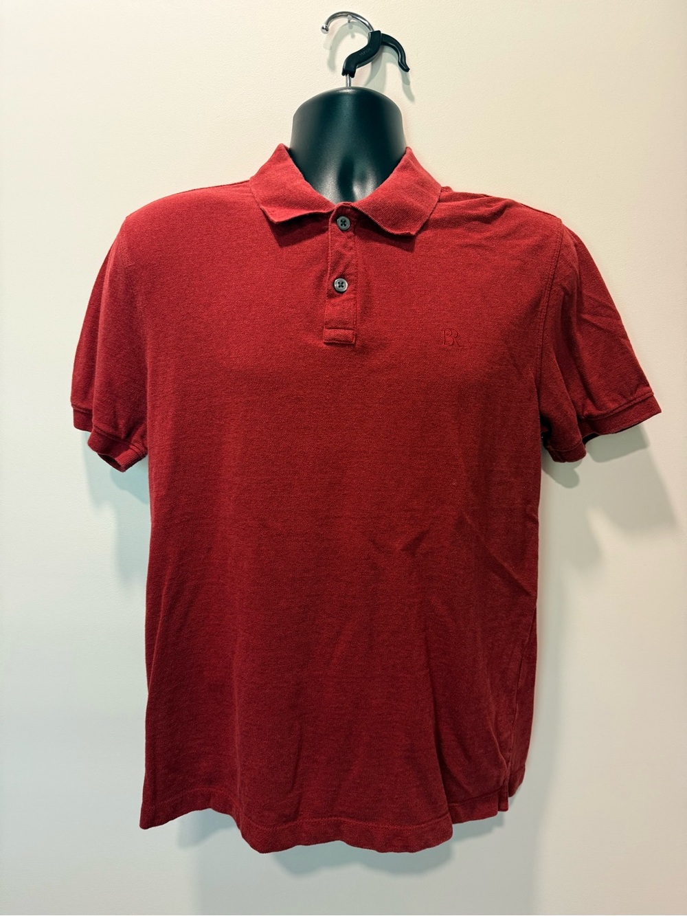 Banana Republic Men's Burgundy Polo
